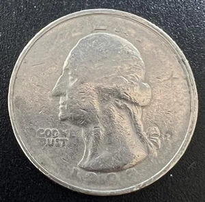 1983 P Washington Quarter Error Struck Through Grease Both Sides - Picture 1 of 2