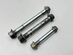 Suzuki RM85 2016 pernos de pivote de acoplamiento OEM tuerca husillo eje conjunto moto de tierra - Imagen 1 de 3