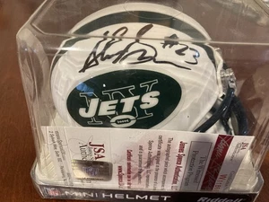 Shonn Greene handsignierter Minihelm mit JSA COA ehemaliger Hawkeye RB - Bild 1 von 1