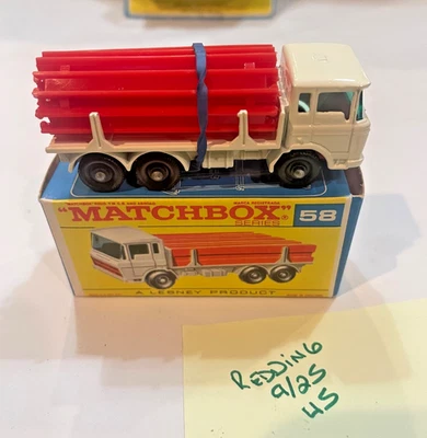 Vintage New Matchbox #58 DAF Girder Truck in box - Image 1 of 4