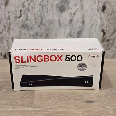 Slingbox 500 box bundle with Remote and Power Cable. Tested & Working - Image 1 of 4