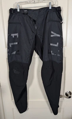 Fly Racing Kinetic Motocross Cycling Racing Pants Men's Size: 38 Black - Image 1 of 3