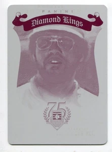 2014 Diamond Kings HOF Printing Plate Magenta Reggie Jackson 1/1 Oakland A's - Picture 1 of 2