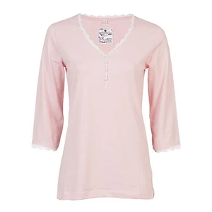 Clayre und Eef Pijama Camisa Lovely Rose Nightdress rosa ropa de noche ropa de noche - Imagen 1 de 4