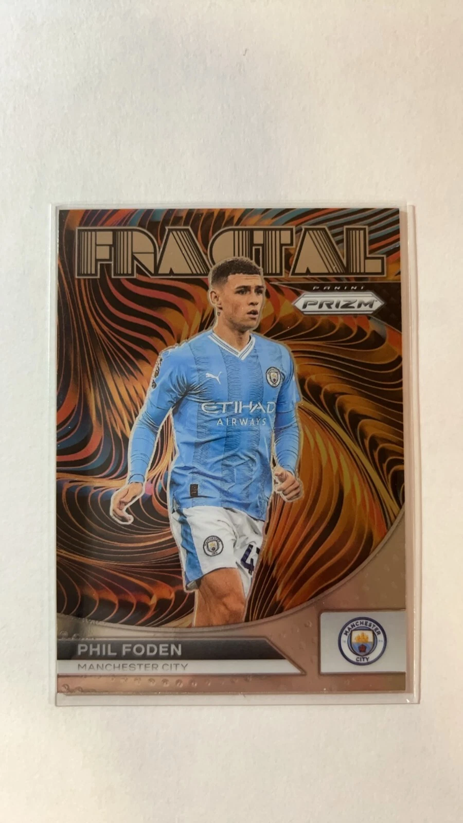 2023-24 Prizm Premier League Breakaway Fractal PHIL FODEN #1 Manchester City