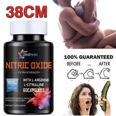 Nitric Oxide and Circulation Booster | L-Arginine, L-Citrulline | Extra Strength - Image 1 of 4