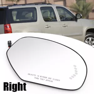 07-13 For Silverado Tahoe Yukon with Heated Signal Right Side Side Mirror Glass - Bild 1 von 10