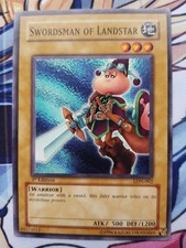 YUGIOH Swordsman Of Landstar LON-002 1st Edition Near Mint Vintage card