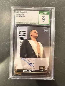 2021 WWE Topps NXT Wrestling Walter auto autograph card 94/99 Gunther Imperium - Picture 1 of 2