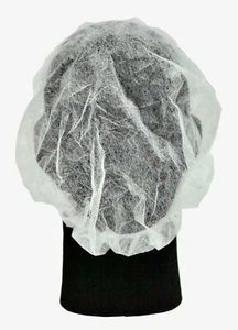 G & F Disposable Hair Net, Spun-Bonded Polypropylene, White, 100 pack - Picture 1 of 6