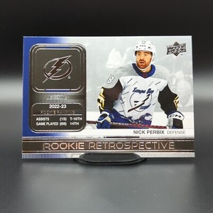 2023-24 Upper Deck Series 1 Rookie Retrospective #RR-15 Nick Perbix - Tampa Bay