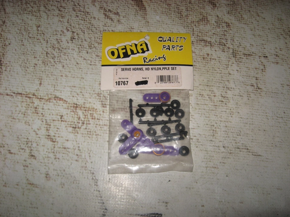 RC OFNA HD Servo Horn Insert Set Plastic Purple 10767 - Image 1 of 2