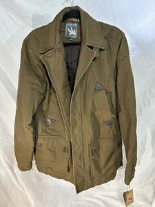 Spiewak & Sons brown full Button Up jacket size L New With Tags - Picture 1 of 8