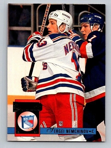 1993-94 Donruss Sergei Nemchinov #214 New York Rangers - Image 1 of 2