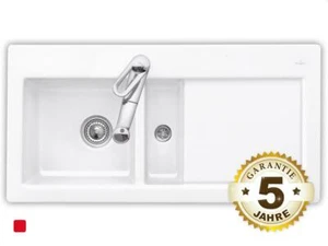 Villeroy & Boch Subway 60 Stone White Weiß Auflagebecken Keramik Küchen-Spüle - Bild 1 von 9