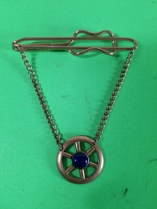 Vintage coole Spurstange mit Kette und atemberaubendem blauem Rad - Bild 1 von 4