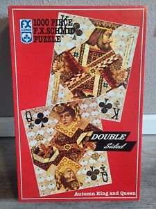 Autumn  King & Queen - Double Sided 1000 Pc  FX Schmid Jigsaw Puzzle NEW HARD