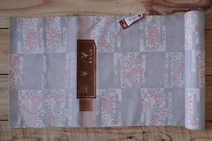 Vintage Japanese Tanmono Kimono Fabric Bolt 12.9 meters silk mix - Picture 1 of 5