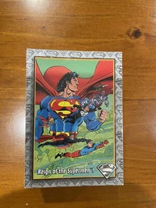 The Return Of Superman Collector Cards 1993 SKYBOX DC 1993 Full Set - Picture 1 of 3