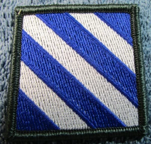 3rd Infantry Division Emblem Patch 160-76-38 - Bild 1 von 2