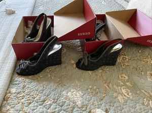 One pair of Guess women’s shoes size 6.5 - Picture 1 of 4