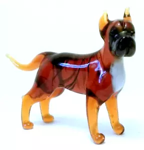 More details for hand made blown &quot;murano&quot; glass collectable  pit  bull terrier  dog  figurine