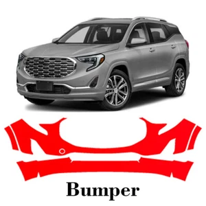 Front bumper PreCut PPF Paint Protection Film For GMC Terrain 2018-2021 - Picture 1 of 6
