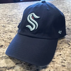 '47 Clean Up Adjustable Hat NHL Seattle Kraken - Picture 1 of 3