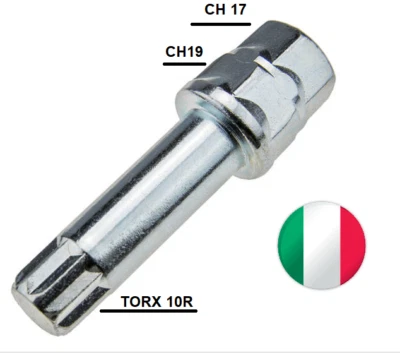 Chiave Stellare a stella cerchi Bulloni Dadi Ruota torx 10 Punte Japan Racing - Immagine 1 di 4