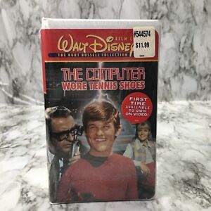 Walt Disney Film Classics The Computer Wore Tennis Shoes VHS Tape Kurt Russell
