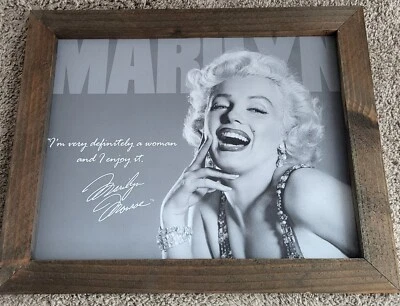 Marilyn Monroe Framed Tin Sign - Image 1 of 4