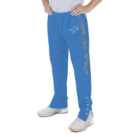 Zubaz NFL Men's Detroit Lions Track Pants W/ Camo Lines Side Panels Cover