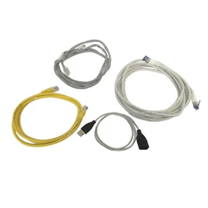 LOT 3 CABLES ETHERNET RJ45 ET 1 CABLE USB - Afbeelding 1 van 1