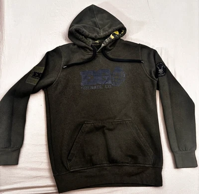 Sudadera con capucha para hombre Grenade Co. talla M verde oliva Foto 1 de 4