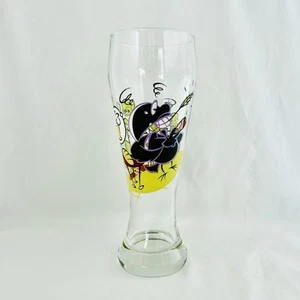 Carrito de bar vintage Ritzenhoff Pilsner vaso de cerveza 1996 ojo de coleccionista de dibujos animados - Imagen 1 de 8