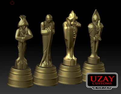 Cuatro sabios de Dwartii - pintado Foto 1 de 4