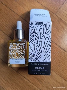 Naked & Thriving Face Oil Detox Balancing Face Oil, 1,18 flüssige Unzen beruhigt Primel  - Bild 1 von 7