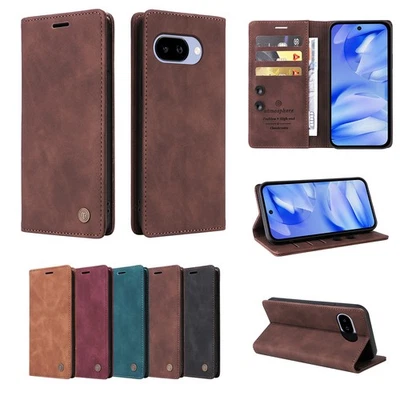 Shockproof Wallet Case Card Slot Flip Magnetic Leather Cover For Google Pixel 9A - Image 1 of 4