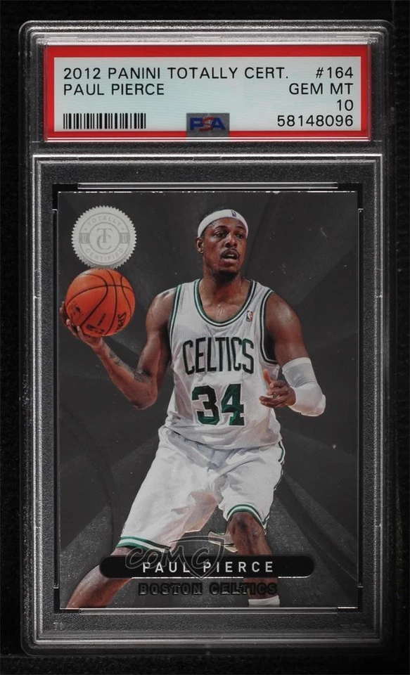 2012-13 Totally Certified Paul Pierce #164 PSA 10 GEM MT HOF - Image 1 of 2