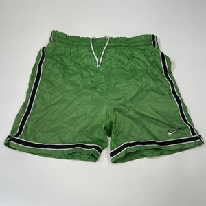 Vintage 90s Rare Nike (White Tag) Nylon Soccer Shorts Green Satin - Size Small - Imagen 1 de 10