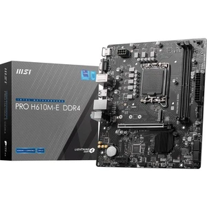 MSI PRO H610M-E DDR4 Motherboard, Micro-ATX - Supports Intel 12th Gen Core Proce - Picture 1 of 7