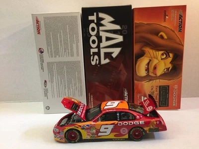 Dodge Bill Elliott #9 2003 - El Rey León - Mac Tools - CWC escala 1/24 acción Foto 1 de 4