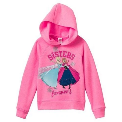 Disney Frozen Elsa Hoodie Sweatshirt Pink or Blue NWT - Image 1 of 2