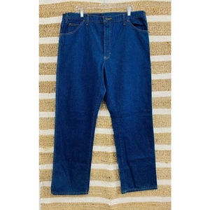 Dickies Men’s Denim Jeans Size 40W x 32L Blue 100% Cotton Pants - Picture 1 of 9