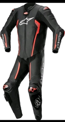 Men's Black motorbike leather suit/Motorcycle Racing Suit - Image 1 of 3