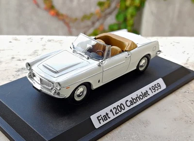 🔹🔹🔹 FIAT 1200 CABRIOLET 1959 1 :43 COLLEZIONE FIAT MODELLINO 🔹🔹🔹 - Immagine 1 di 3