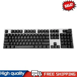 104pcs Universal Mechanical Keyboard Keycaps PC Bakclit Key Cap Set (Black) ~G - Picture 1 of 9