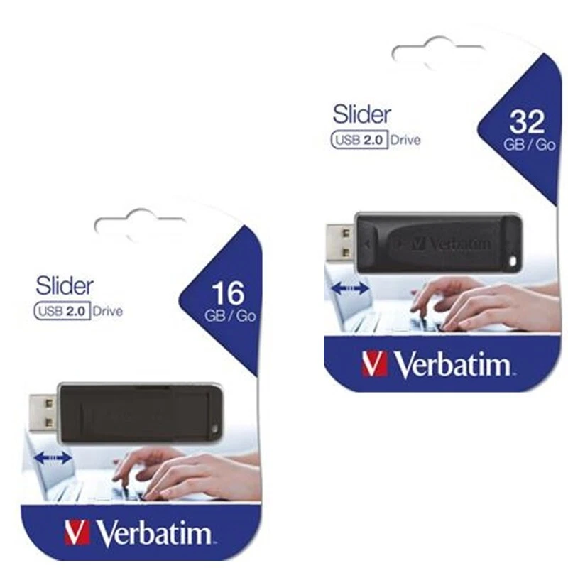 PENDRIVE PEN DRIVE PENNETTA USB 2.0 VERBATIM CHIAVETTA 16GB 32GB