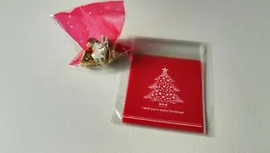 20 Count Self Adhesive Seal Clear Plastic Bag Candy Cookies 4x4" Christmas - Picture 1 of 6