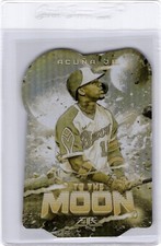 2022 Topps Fire #TTM-5 Ronald Acuna Jr. To The Moon Gold Minted